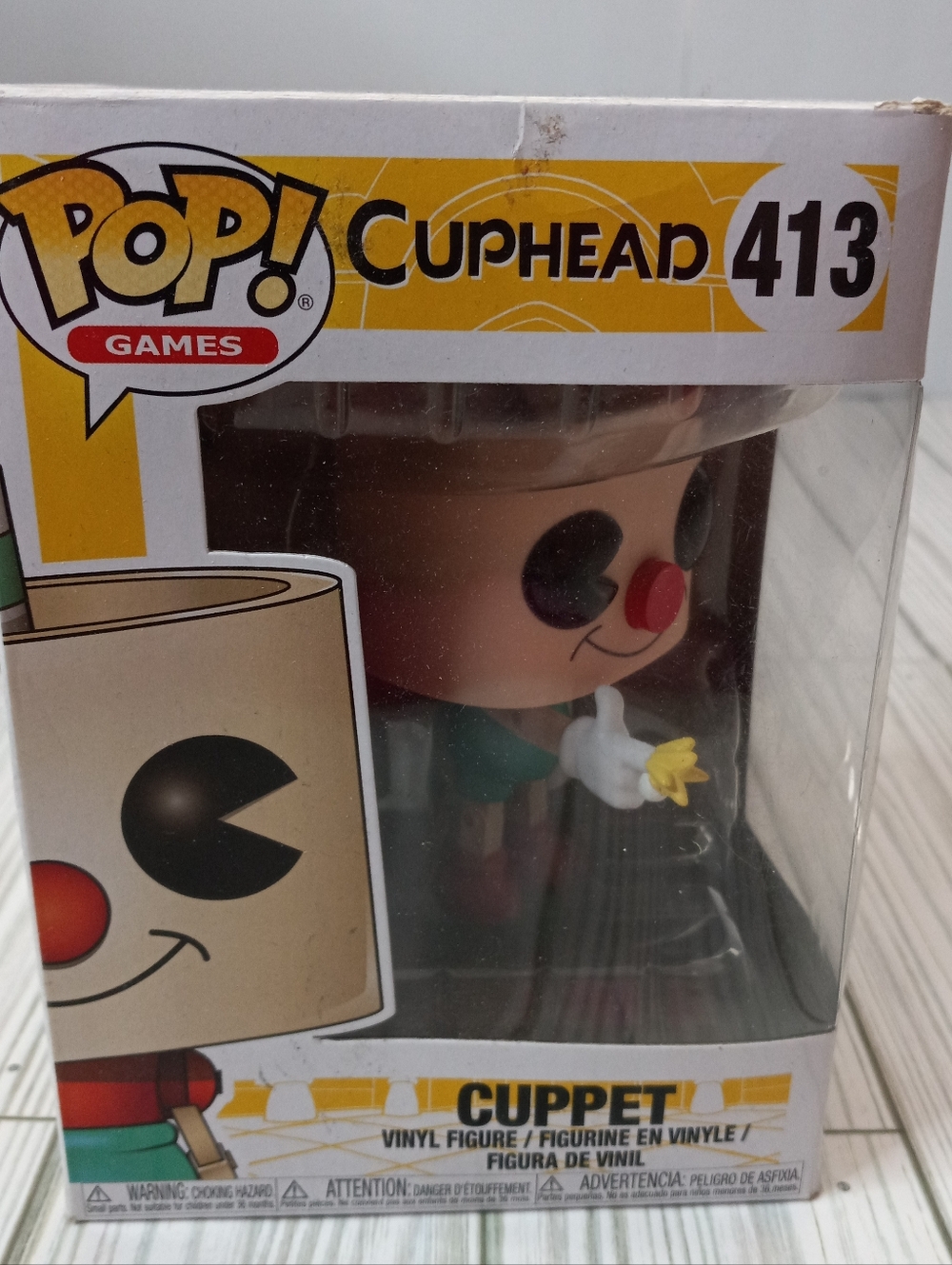 Funko Pop Cuphead Cuppet Vinyl Figure #413